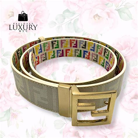 fendi multi color|authentic multicolor fendi belt.